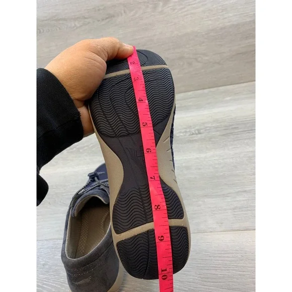 Dansko Women's Sneakers Blue Suede Mesh 5.5 Walking Shoes - Picture 10 of 11